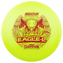 Innova Proto Glow Champion Eagle-L fairway driver disc, Sofia Donnecki 2025 Tour Series stamp, yellow disc