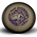 Innova Proto Glow Halo Champion Fox midrange disc, Emily Weatherman 2026 Tour Series stamp, black disc with black rim