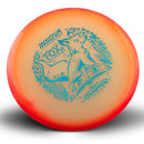 Innova Proto Glow Halo Champion Fox midrange disc, Emily Weatherman 2026 Tour Series stamp, glow disc with orange rim