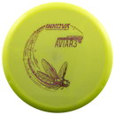 Innova Proto Glow Halo Star Aviar3 putt & approach disc, Eveliina Salonen 2025 Tour Series stamp, yellow disc with yellow rim