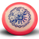 Innova Proto Glow Halo Star Beast driver disc, Anelli Tõugjas-Männiste 2026 Tour Series stamp, light pink disc with pink rim