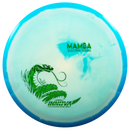 Innova Proto Glow Halo Star Mamba driver disc, Juliana Korver 2025 Tour Series stamp, light blue disc with blue rim