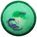 Innova Proto Glow Halo Star Mamba driver disc, Juliana Korver 2025 Tour Series stamp, light green disc with green rim