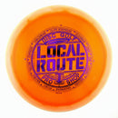 Innova Proto Glow Halo Star Mamba driver disc, Local Route 2026 Circle the Bay stamp, orange disc with white rim