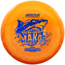 Innova Star Mako3 midrange disc, Kona Montgomery 2025 Tour Series stamp, light orange and orange disc