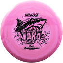 Innova Star Mako3 midrange disc, Kona Montgomery 2025 Tour Series stamp, light pink and pink disc