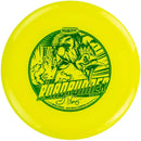 Innova Star Roadrunner driver disc, Gregg Barsby Signature Series stamp, yellow disc