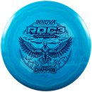 Innova Star Roc3 midrange disc, Joona Heinanen 2025 Tour Series stamp, blue and light blue disc
