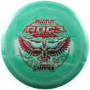 Innova Star Roc3 midrange disc, Joona Heinanen 2025 Tour Series stamp, turquoise and white disc
