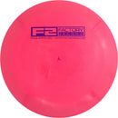 Innova Star Shryke driver disc, F2 Factory Second Bar Stamp stamp, pink disc
