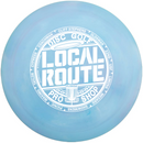 Innova Star Stingray midrange disc, Local Route "Circle the Bay" stamp, light blue disc