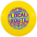 Innova Star Stingray midrange disc, Local Route "Circle the Bay" stamp, yellow disc