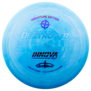 Innova Swirled Star Destroyer driver disc, Ohn Scoggins 2025 World Champion Signature Series stamp, blue and light blue disc