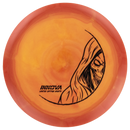Innova Swirled Star Wraith driver disc, LE Reaper Wraith stamp, light orange and orange disc