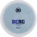 Kastaplast Grind Berg putt & approach disc, light blue disc with white rim