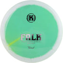 Kastaplast Grind Falk driver disc, light green disc with white rim