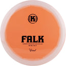 Kastaplast Grind Falk driver disc, orange disc with white rim