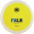 Kastaplast Grind Falk driver disc, yellow disc with white rim