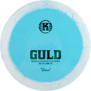 Kastaplast Grind Guld driver disc, blue disc with white rim
