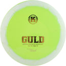 Kastaplast Grind Guld driver disc, green yellow disc with white rim