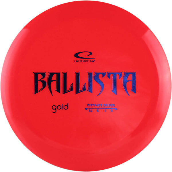 Latitude 64 Gold Ballista driver disc, red disc