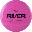 Latitude 64 Gold Burst River fairway driver disc, dark pink and pink disc