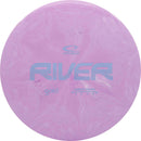 Latitude 64 Gold Burst River fairway driver disc, purple and white disc