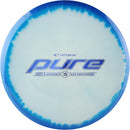 Latitude 64 Opto-Ice Orbit Pure putt & approach disc, 15 Year Anniversary stamp, white disc with blue rim