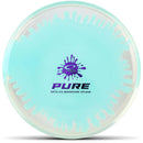 Latitude 64 Opto-Ice Splash Moonshine Pure putt & approach disc, turquoise and clear disc