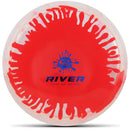 Latitude 64 Opto-Ice Splash River fairway driver disc, red and clear disc