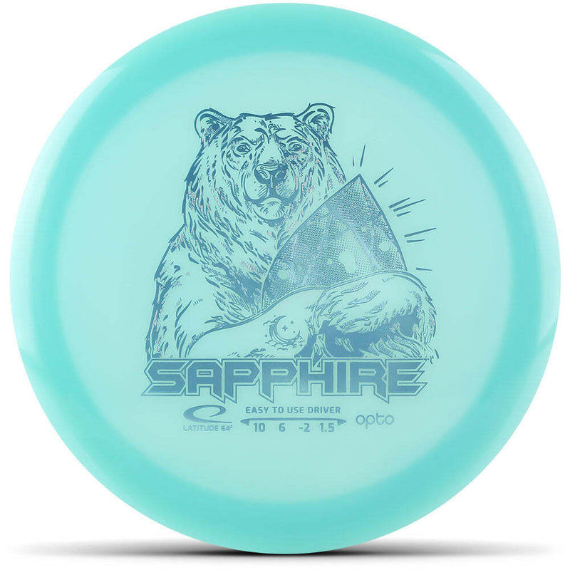 Latitude 64 Opto Moonshine Sapphire driver disc, turquoise disc