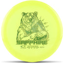 Latitude 64 Opto Moonshine Sapphire driver disc, yellow disc