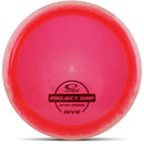 Latitude 64 Project Grip Rive driver disc, red disc with white rim