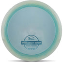 Latitude 64 Project Grip Rive driver disc, turquoise disc with white rim