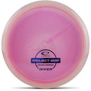 Latitude 64 Project Grip River fairway driver disc, pink disc with white rim