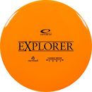 Latitude 64 Recycled Explorer fairway driver disc, orange disc