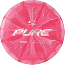Latitude 64 Retro Burst Pure putt & approach disc, red and white disc