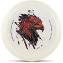 Latitude 64 Royal Clear Sweep driver disc, Isaac Robinson 2026 Team Series stamp, white disc