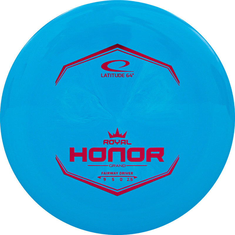 Latitude 64 Royal Grand Honor fairway driver disc, blue disc