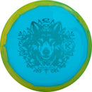 Latitude 64 Royal Grand Orbit Grace driver disc, Kristin Latt 2025 Team Series stamp, blue disc with green rim