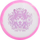 Latitude 64 Royal Grand Orbit Grace driver disc, Kristin Latt 2025 Team Series stamp, white disc with pink rim