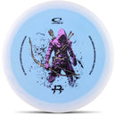 Latitude 64 Zero Medium Moonshine Orbit Peak putt & approach disc, Isaac Robinson 2026 Team Series Peak stamp, light blue disc with white and light blue rim