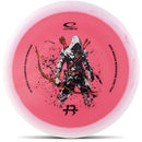 Latitude 64 Zero Medium Moonshine Orbit Peak putt & approach disc, Isaac Robinson 2026 Team Series Peak stamp, red disc with white and red rim