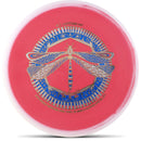 Latitude 64 Zero Medium Moonshine Orbit Pure putt & approach disc, Kristin Latt 2026 Team Series Pure stamp, red disc with white and light red rim