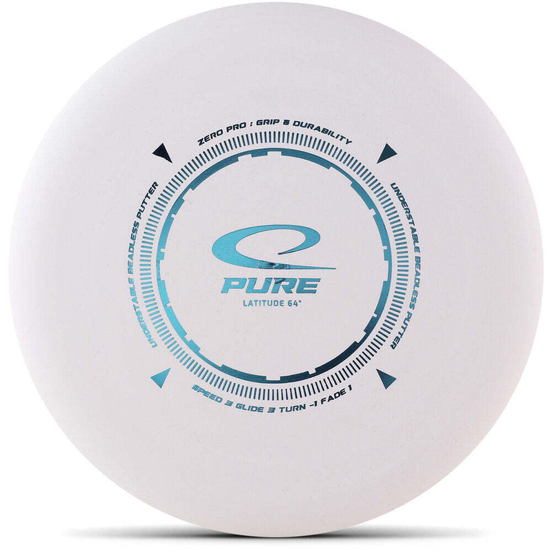 Latitude 64 Zero Pro Pure putt & approach disc, white disc