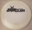 Legacy Icon Cannon driver disc, Grinder stamp, red disc