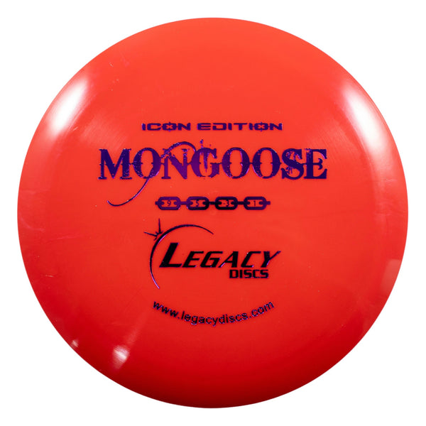 Legacy Icon Mongoose fairway driver disc, red disc