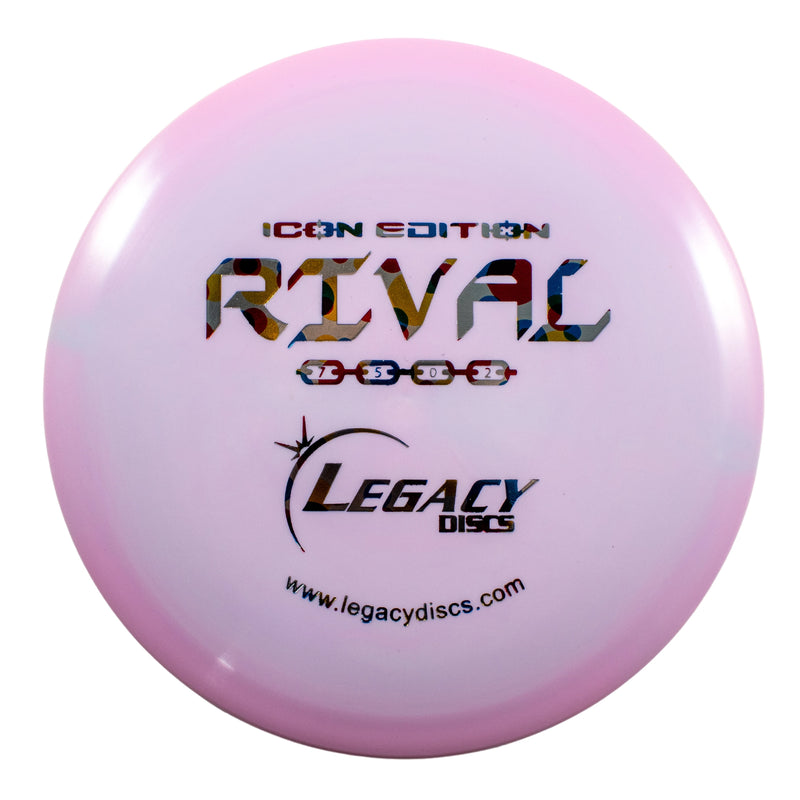 Legacy Icon Rival fairway driver disc, dark pink disc