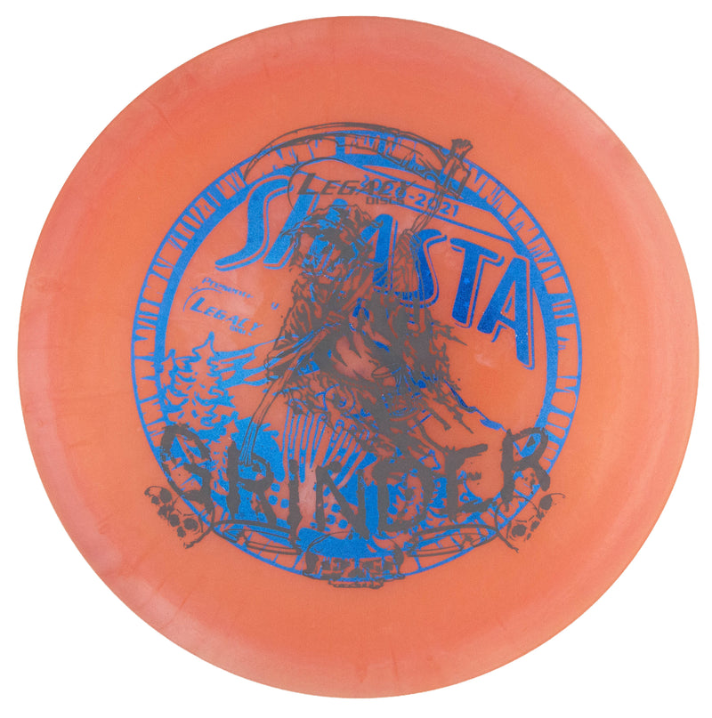 Legacy Pinnacle Patriot fairway driver disc, Grinder stamp, peach disc