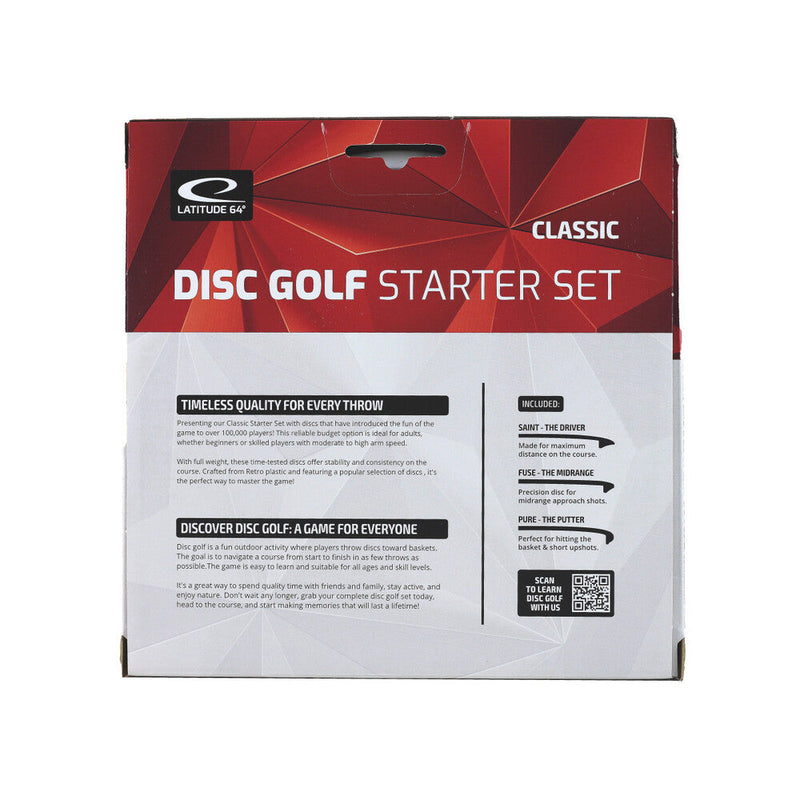 Latitude 64 3 Disc Classic Disc Golf Starter Set